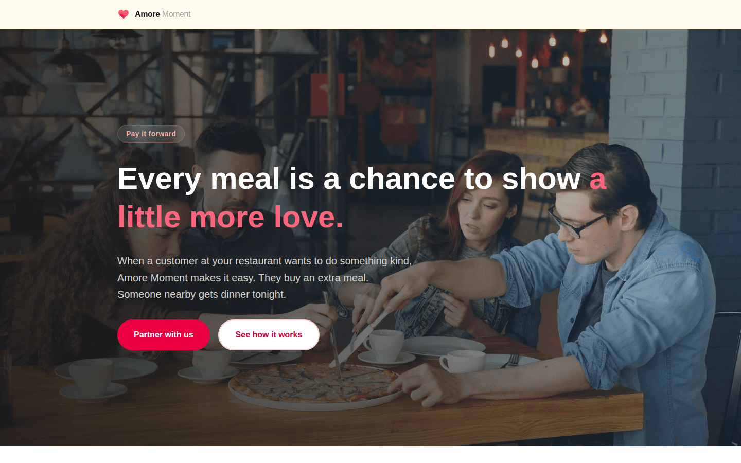 Screenshot of Amore Moment